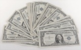 Lot of (25) 1957 $1 Silver Certificates.