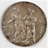 1913 Rare Silver Medal France. Tunisia, Regency of Tunis, Concours General of Tunis, by Alphe