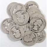 Lot of (20) 1930's Washington Quarters Mixed Date & Mint Marks.