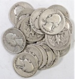 Lot of (20) 1930's Washington Quarters Mixed Date & Mint Marks.