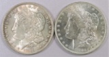 Lot of (2) Morgan Dollars. Includes?1883 O & 1890 O.
