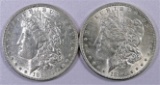 Lot of (2) Morgan Dollars. Includes 1886 P & 1896 P.