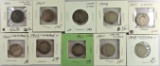 Lot of (10) misc Liberty Nickels 1883 W.C.-1907.