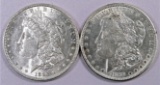 Lot of (2) Morgan Dollars. Includes 1884 P & 1889 P.