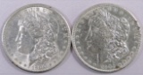 Lot of (2) Morgan Dollars. Includes 1900 P & 1904 P.