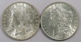 Lot of (2) Morgan Dollars. Includes 1887 P & 1889 P.