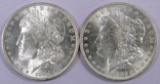 Lot of (2) Morgan Dollars. Includes?1883 O & 1884 O.