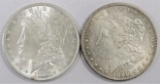 Lot of (2) Morgan Dollars. Includes 1887 P & 1898 P.