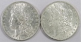 Lot of (2) Morgan Dollars. Includes 1896 P& 1897 P.