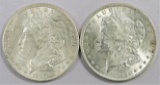 Lot of (2) Morgan Dollars. Includes 1889 P & 1890 P.