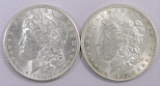 Lot of (2) Morgan Dollars. Includes 1900 O & 1901 O.