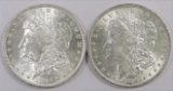 Lot of (2) Morgan Dollars. Includes 1896 P & 1897 P.