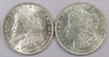 Lot of (2) Morgan Dollars. Includes 1890 & 1890 O.
