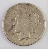 1921 P Peace Dollar.