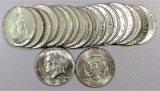 Lot of (20) 1964 D Kennedy Half Dollars 90% Silver.