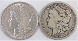 Lot of (2) 1879 Morgan Dollar P & S.