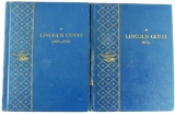 Lot of approx (157) Lincoln Wheat & Memorial Cents in vintage Whitman Albums 1 & 2. 1914 and up.
