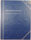 Lot of (50) Jefferson Nickels in vintage Whitman Coin Folder misc 1938-1959.