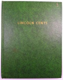 Lot of (134) Lincoln Cents in vintage 1958 Whitman Green Coin Folder misc 1909 V.D.B.- 1966. With