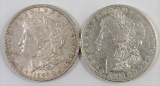 Lot of (2) Morgan Dollars includes 1896 P & 1896 O.