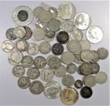Lot of (62) misc U.S. Coins some Silver!
