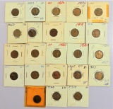Lot of (23) Lincoln Wheat Cents misc 1910-1935 includes 1922 D, 1924 D, 1914 S & more!