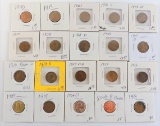 Lot of (20) Lincoln Cents 1909 V.D.B.-2008.