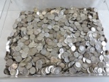 Wow! 19.3 Pounds of 90% Silver Roosevelt Dimes misc 1946-1964! Might have a Mercury or two...