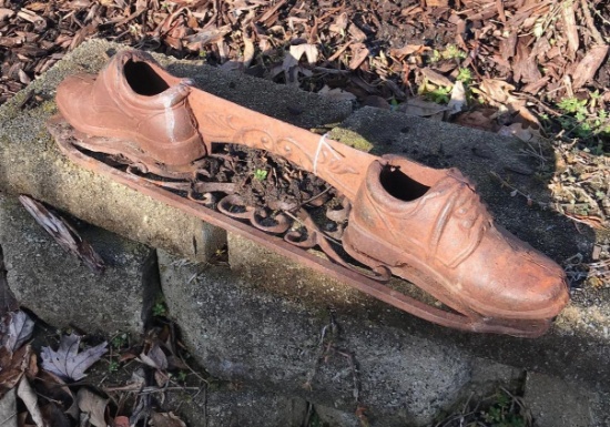 Cast iron boot Scraper
