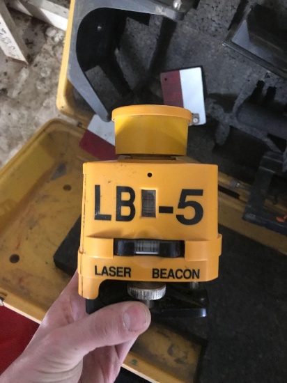 LB-5 laser beacon with 2 tripods and measuring stick. | Estate & Personal  Property | Online Auctions | Proxibid