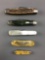 Group of 5 vintage pocket knives