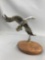 Clark Bronson Goose in Flight Figure Metal