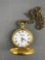Andre Rivalle 17 Jewels Pocket Watch on chain