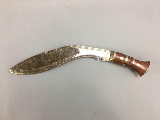 Wood handled knife