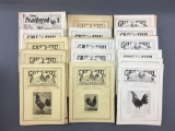 Group of vintage Grit and Steel Poultry Magazines