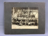 Antique real photo football team