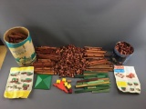 Large group of vintage Lincoln Logs