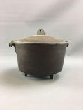 Vintage Footed cast iron pot