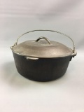 Vintage cast iron Dutch oven pot