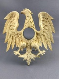 Metal Eagle on Stand, clock case or photo frame