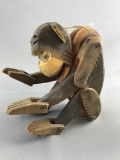 Articulated Wooden Monkey Marionette