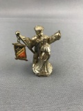 Small German Metal Figurine