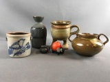 Group of pottery and more