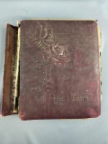 Old post card book