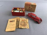 Vintage Metal Toy Car and Schuco Car Game