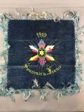 1919 WW1 Souvenir de France Tapestry