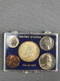 US year coin set 1966