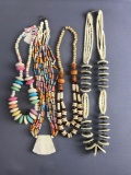 Pastel lot of necklaces