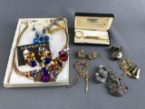 Group of matching costume jewelry sets