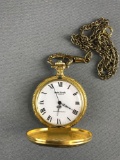 Andre Rivalle 17 Jewels Pocket Watch on chain